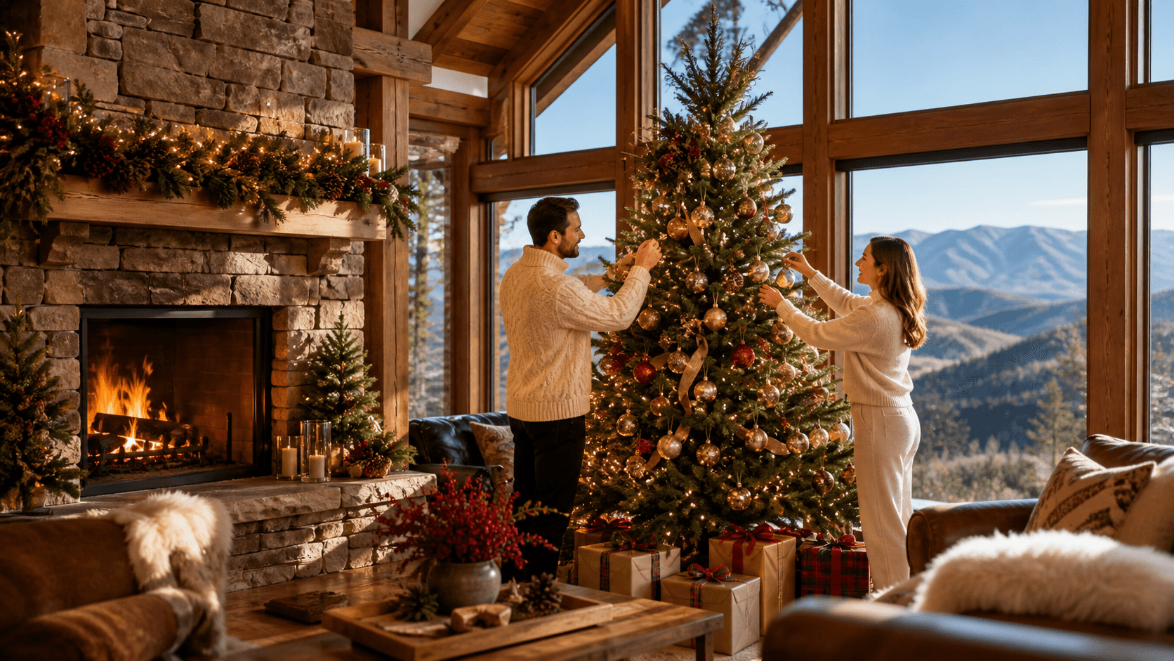 Christmas Magic at Glory Mountain’s Luxury Cabins