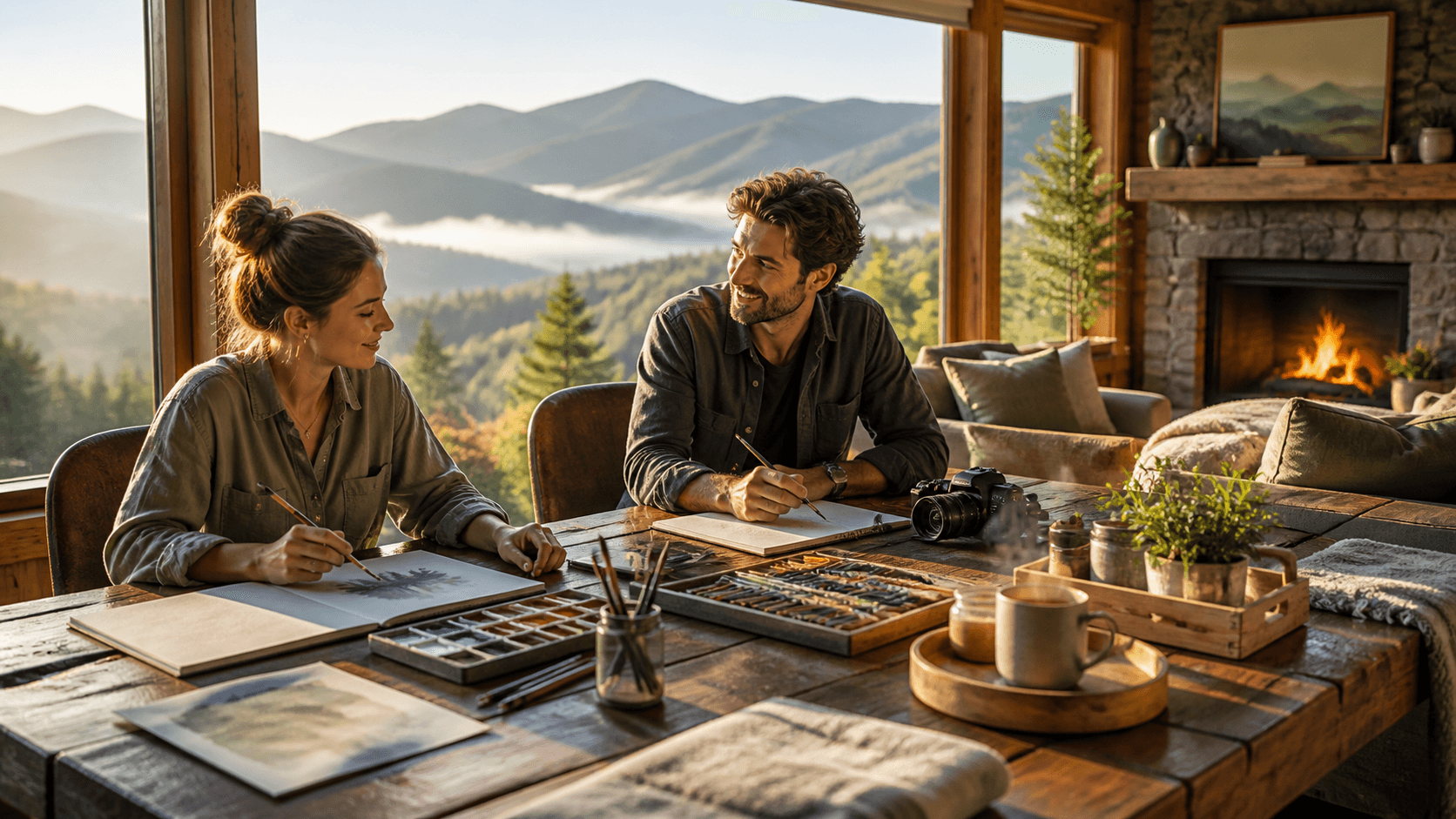 Mountain Cabin Creative Retreat Blueprint: 2-Day Writing and Art Sprint