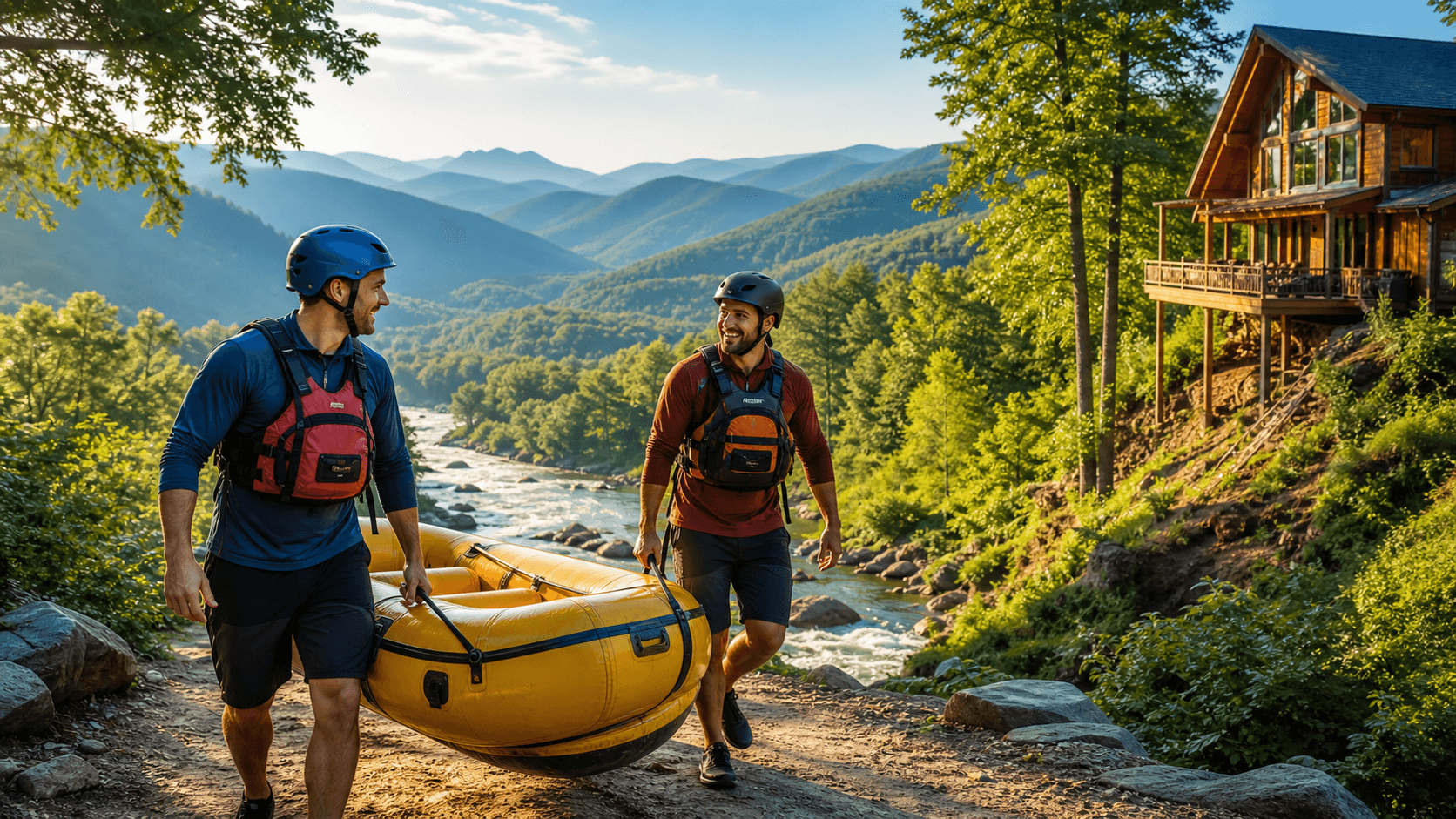Nantahala Adventure Base Camp with Epic Mountain Views