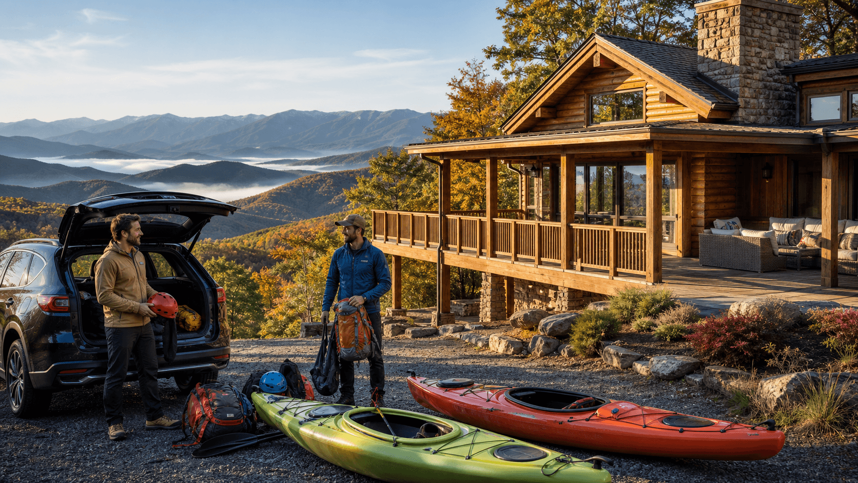 Your Nantahala Adventure Base Camp with Epic Mountain Views